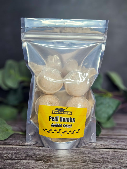 Pedi Bombs- Golden Coast