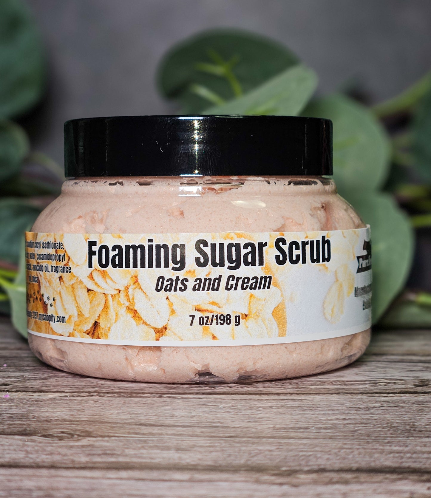 Foaming Sugar Scrub- Oats and Cream