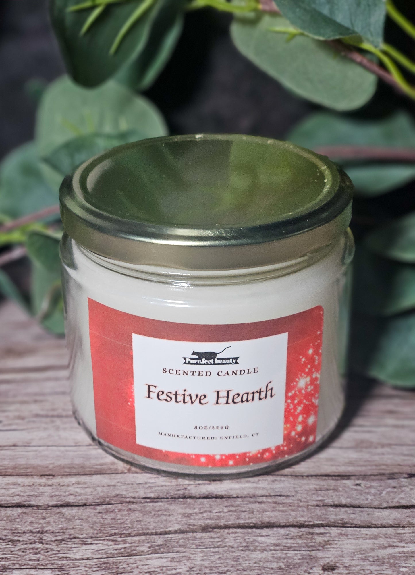 Candle- Festive Hearth