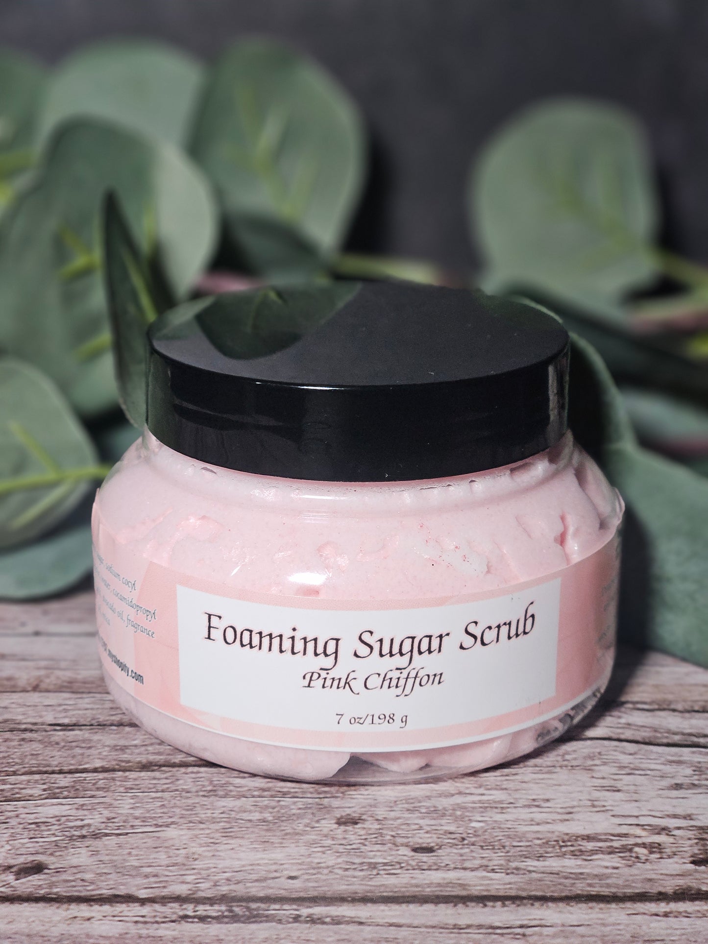 Foaming Sugar Scrub- Pink Chiffon