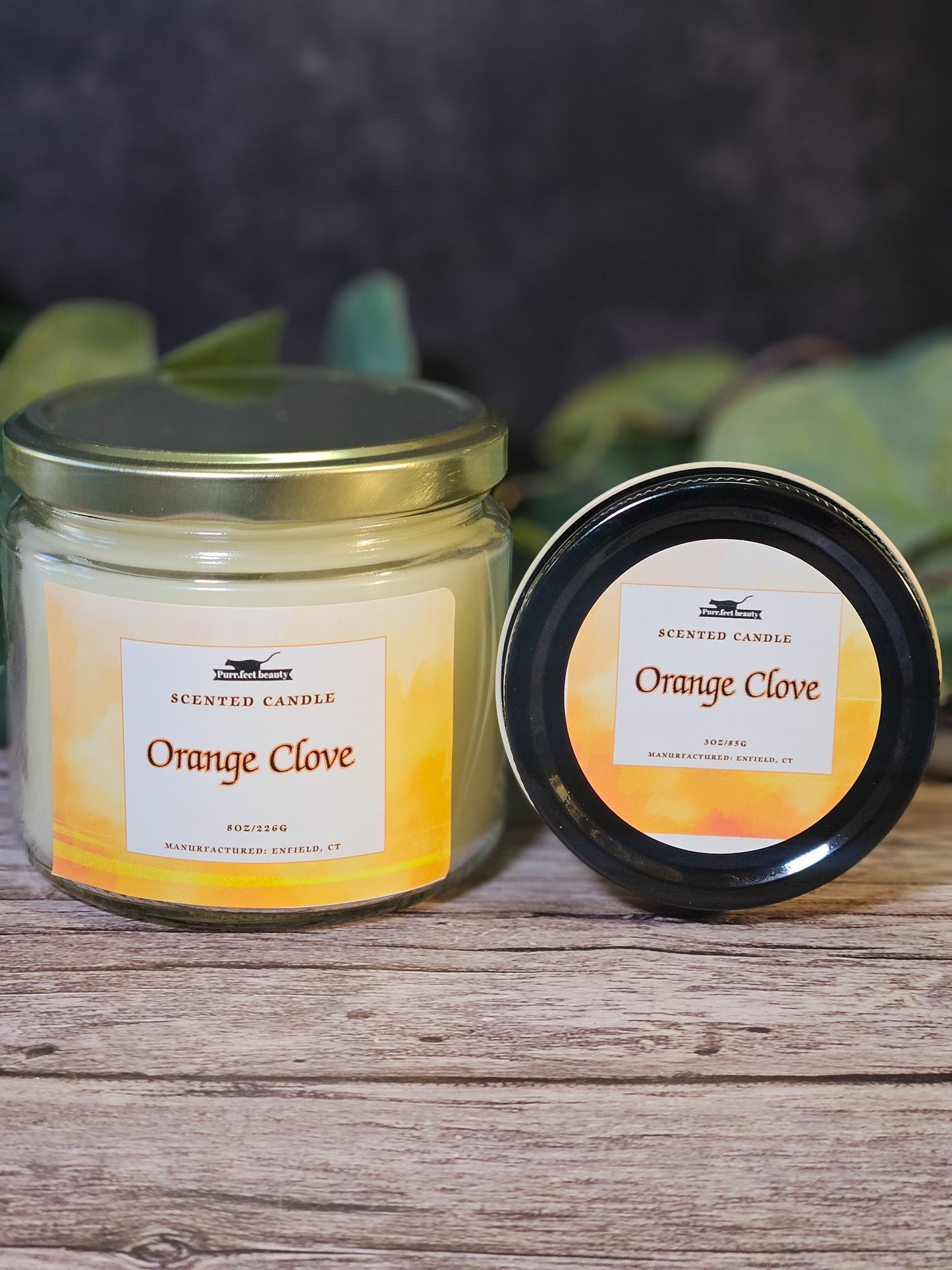 Candle -Orange Clove