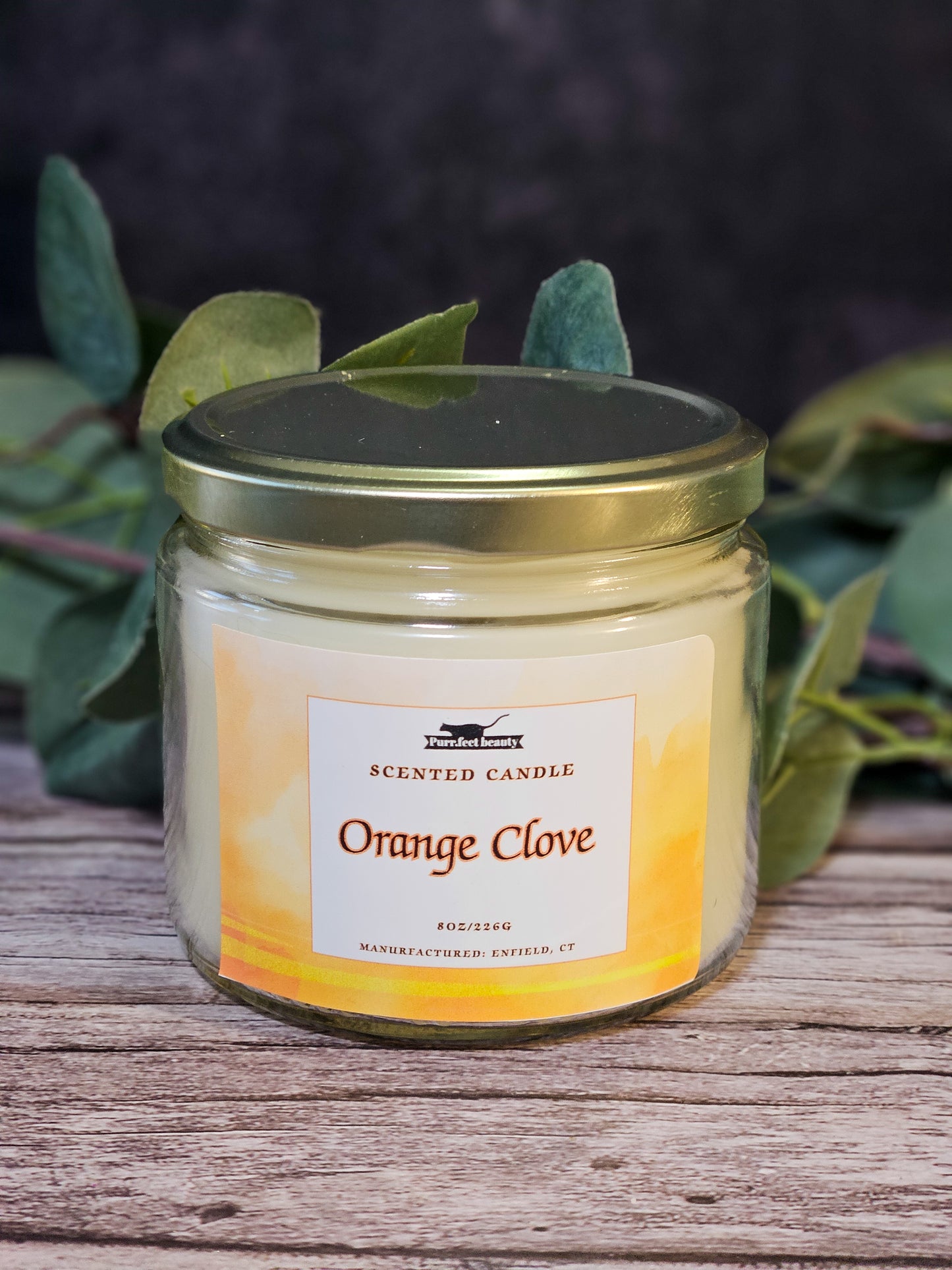 Candle -Orange Clove